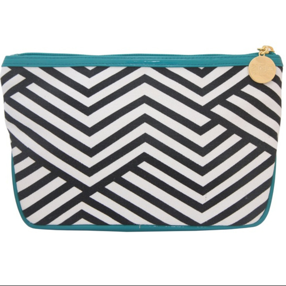 Flight 001 Zebra Print Makeup Bag - Picture 3 of 7